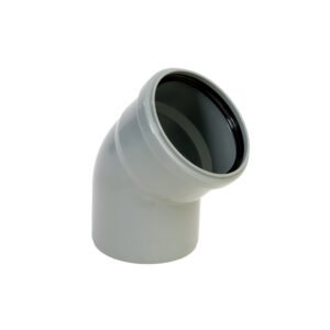 KOLJENO PVC 125/45 NISKOŠ.-PEŠTAN