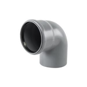 KOLJENO PVC 160/90 SIVI-PEŠTAN