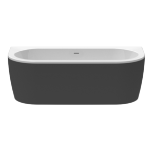 KADA SLIM WALL SLOT 180x80 SA CRNOM MAT.OBLOGOM