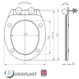 DASKA WC SINTAGMA-S2 DUROPLAST
