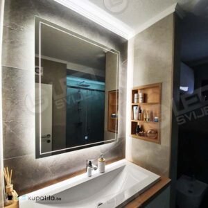 OGLEDALO LED SAGA 80x60x3