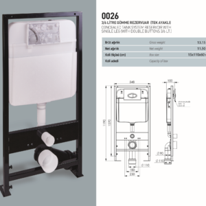 TIPKA ZA VOD.NKP HROM/SATIN BUTTON 3/6lit-0060