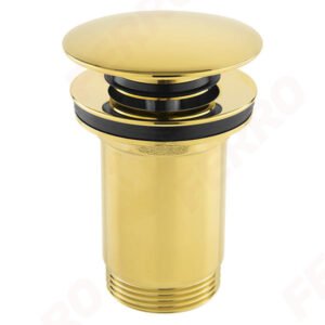 PILETA NIKLOVANA 5/4" KLIK-KLAK OKRUGLA ROTONDO ZLATNA-S285G