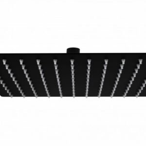 TUŠ RUŽA ČETVRTASTA 250x250mm SLIM CRNA-NPT14BL