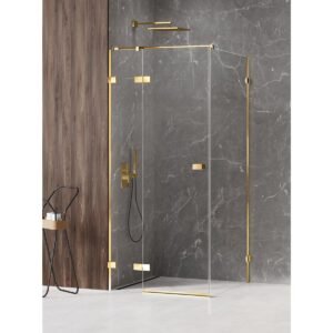 KTK AVEXA 90x90x200cm ZLATNA SJAJNA LIJEVA PS 6mm-EXK-1660