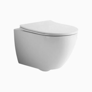 ŠOLJA WC VISEĆA DEEP (TORNADO) RIMLESS 54cm+DASKA WC SOFT CLOSE