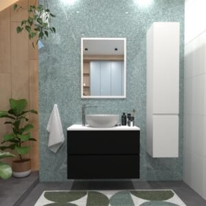 ORMARIĆ TIRSO 80 CRNI MATT DSM FSC-S1017-011