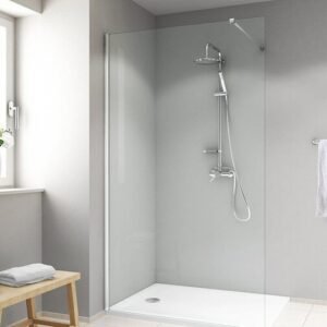 WALK IN 140/200cm GLOSS/TRANSPARENT EL TWF 14020 VPE
