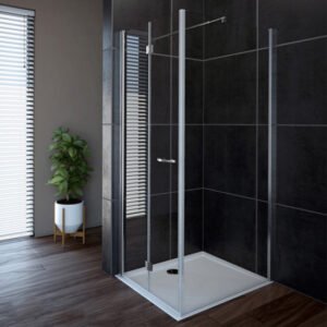 TUŠ STIJENA OASIS W ZA D 120,SILVER/PROZIRNA