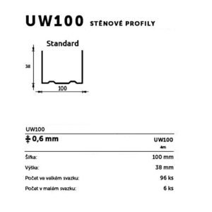 PROFIL UW 100/50/4000