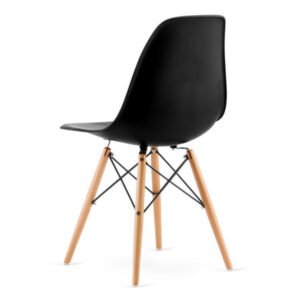 STOLICA MILANO 923.1 BLACK PP PLASTIC 55x58.5x80cm