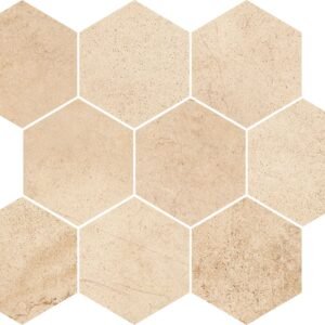 DEC.SAHARA DESERT MOSAIC HEXAGON 28x33,7-OD358-013