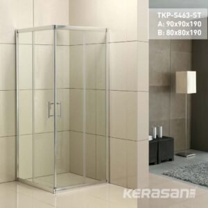 S463A 90x90x200cm ST 6mm FIKSNO STAKLO