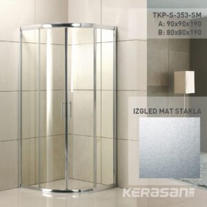 S353A 90x90x200cm ST 6mm VRATA