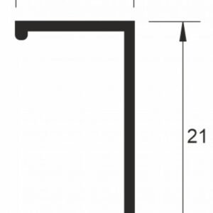 METLICA ZA KABINU RAVNA 8mm-2200mm