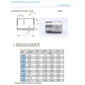 NIPL 1/2"x1/4" NIKLOVANI RED.-N09C