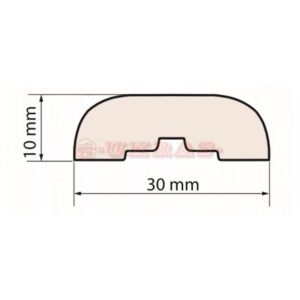 LAJSNA BRONZA ZAVRŠNA RAVNA 12mm-2,70m PBR 2-2