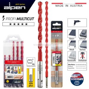 BURGIJA SDS PLUS 5x110mm PROFI MUTICUT ALPEN