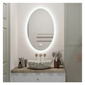 LED OGLEDALO LUNA OVAL 800x400x35mm